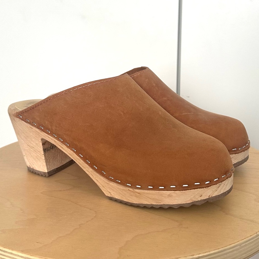 Lotta From Stockholm Brown Suede Clogs